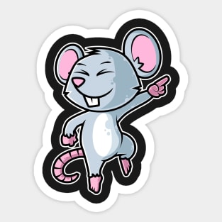 Mouse Dancer - Dance for kids Kawaii Neko Anime design Sticker